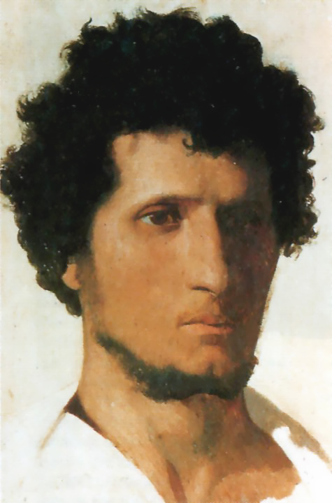 Jean Leon Gerome Head of a Peasant of the Roman Campagna